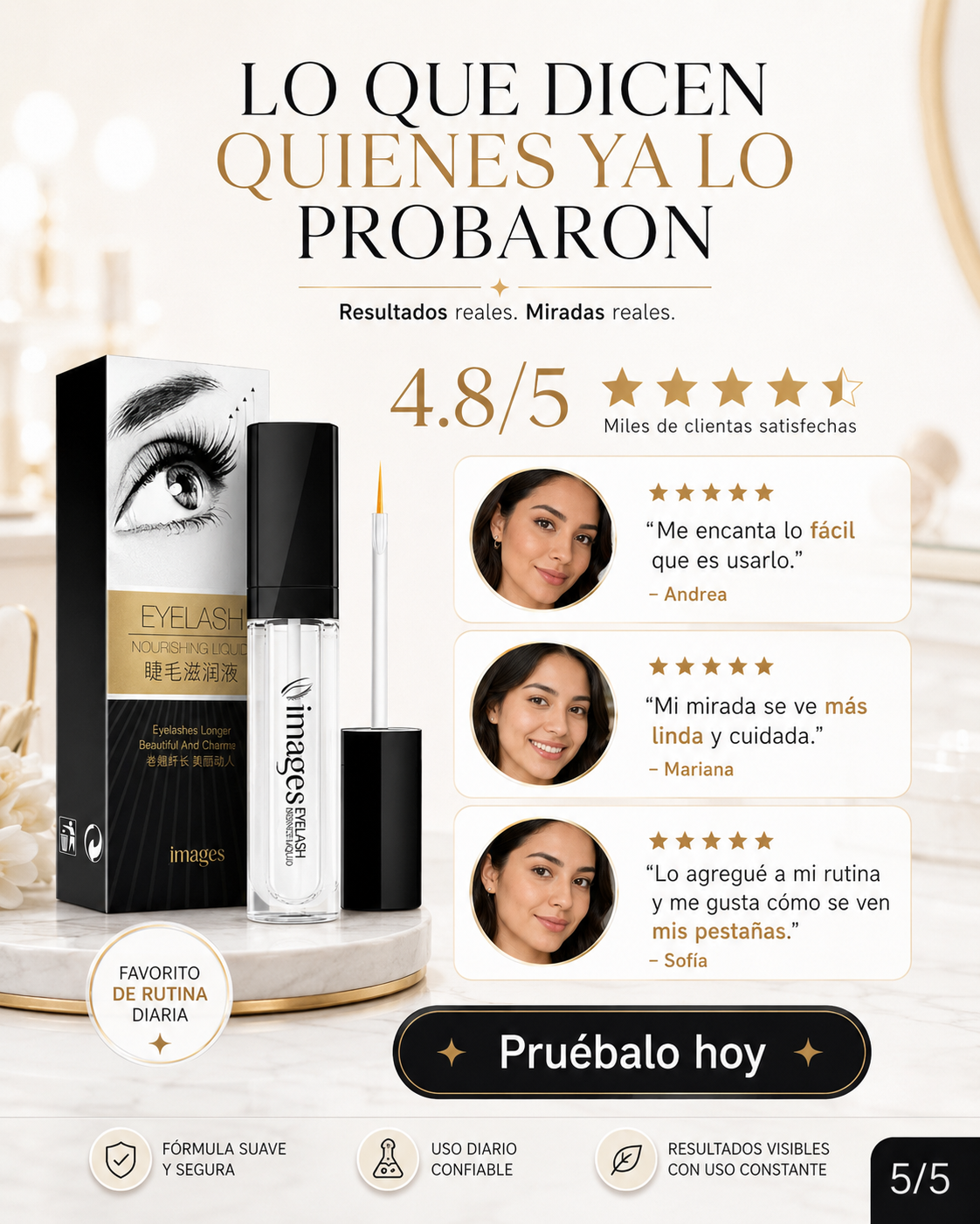 Miraluxe™ Sérum Realzador de Pestañas