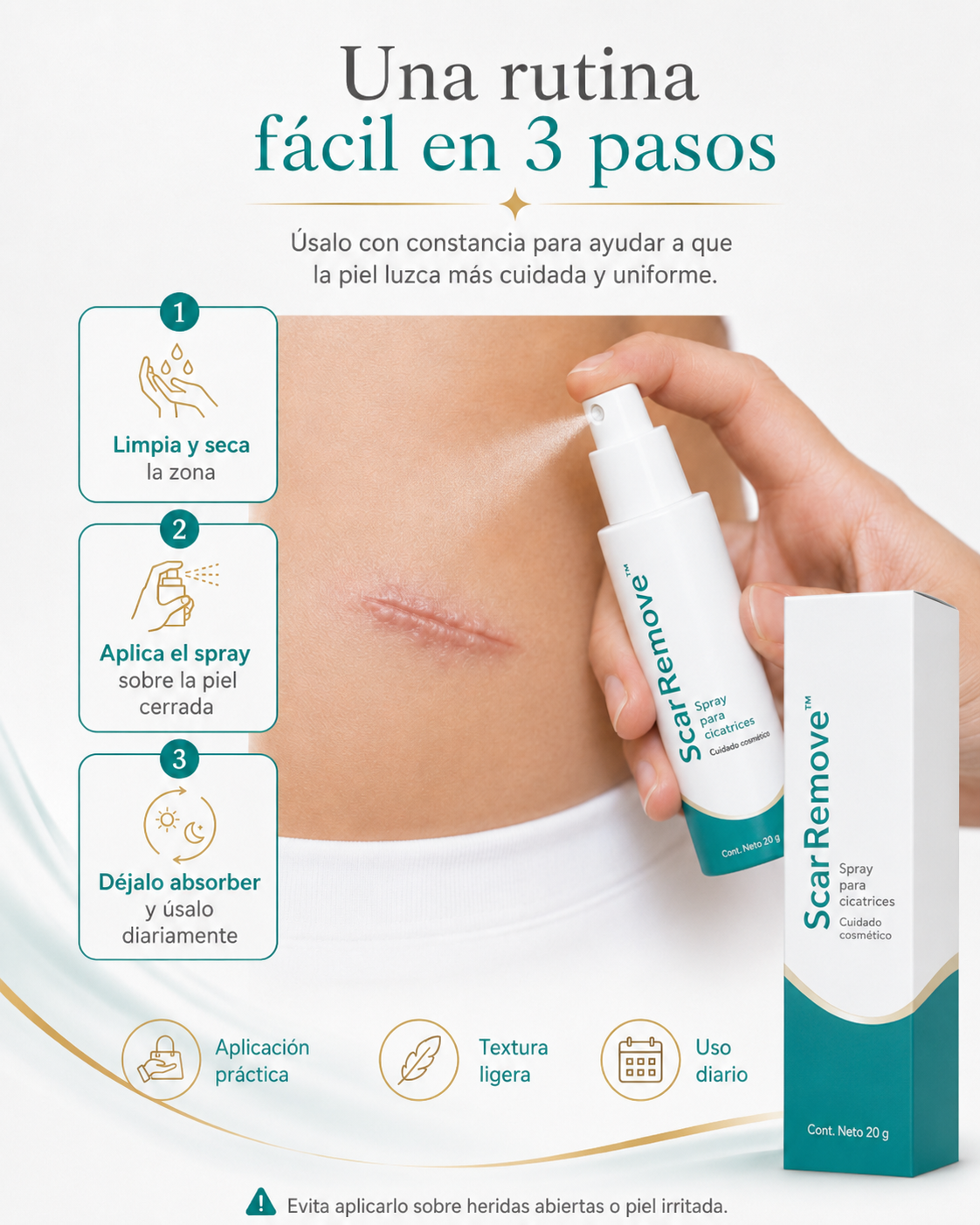 Dermavéla™ Spray Corrector de Marcas
