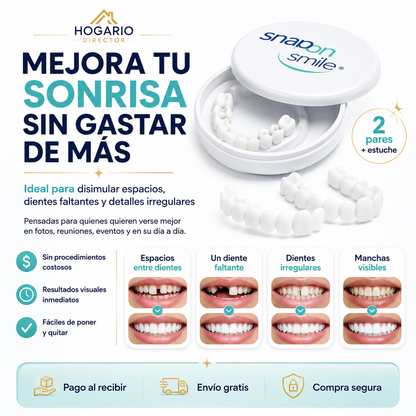 Sonrisa Viva™ | Carillas Dentales Estéticas de Apariencia Natural