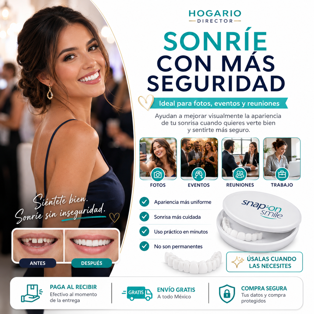 Sonrisa Viva™ | Carillas Dentales Estéticas de Apariencia Natural