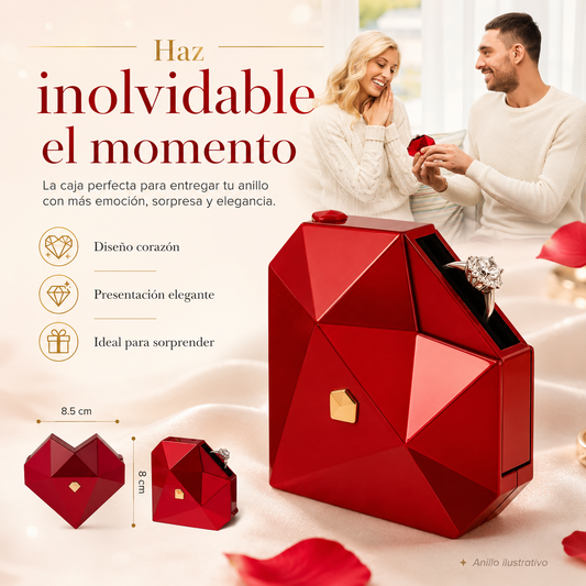 Amoréa™ Caja Corazón para Anillo