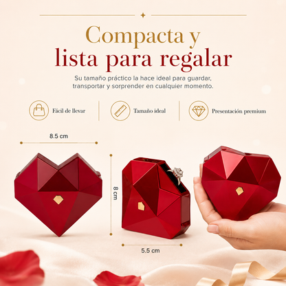 Amoréa™ Caja Corazón para Anillo